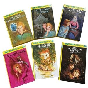Nancy Drew Books 45 46 47 48 49 50 vintage (90s)
By Carolyn Keene